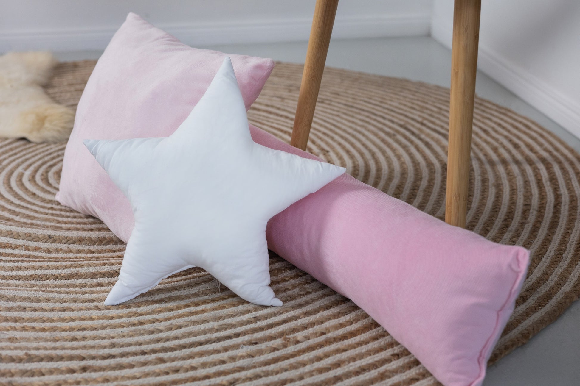 Rose Dream Hammock: Perfect Blend of Soft Pink Comfort & Handmade Polish Quality for Sweet Family Memories by Sówka at www.brixbailey.com