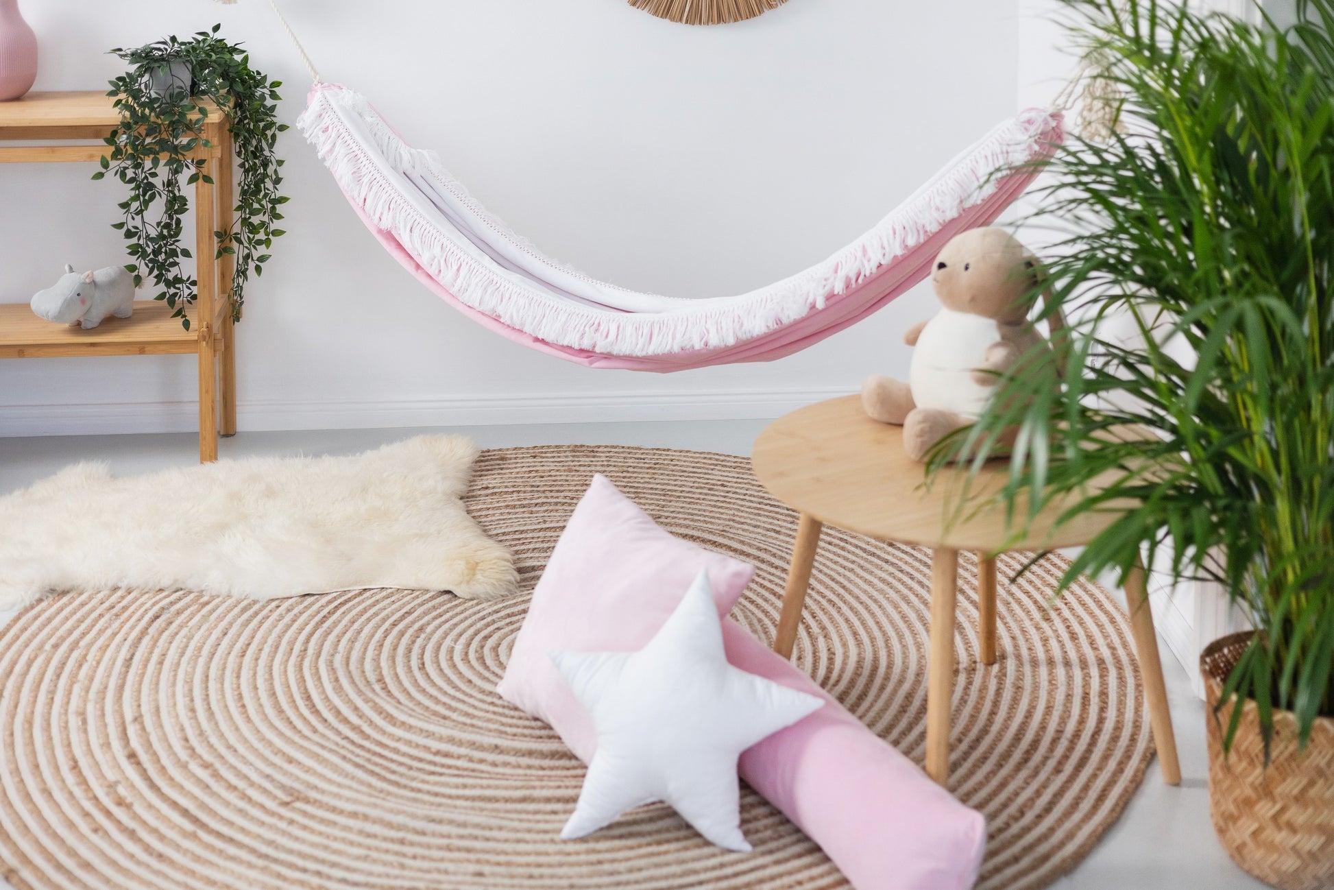 The Rose Dream Hammock: Experience Childhood Joy & Cozy Comfort - Handmade & Safe by Sówka at www.brixbailey.com