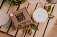 Amber & Pine Scented Candle – Sea & Forest Inspired Essence by TL Candles at www.brixbailey.com