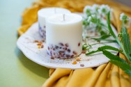 Hand-made Soy Wax Candle with Pine Scent