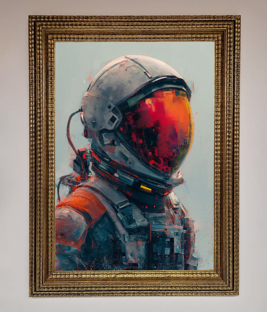 Space Man Framed Wall Art