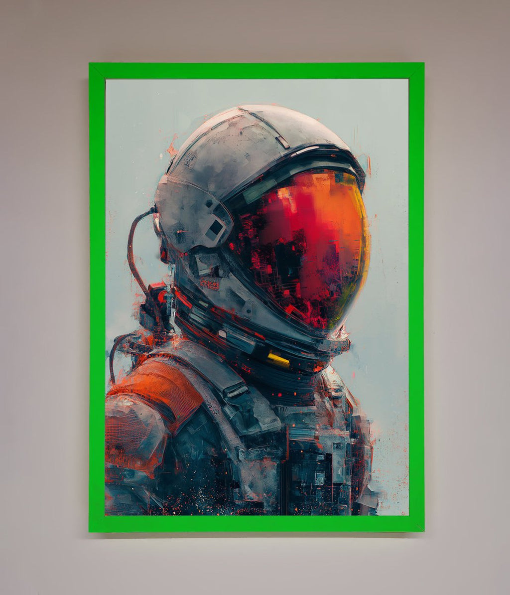 Space Man Framed Wall Art