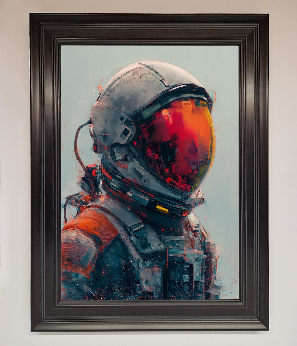 Space Man Framed Wall Art