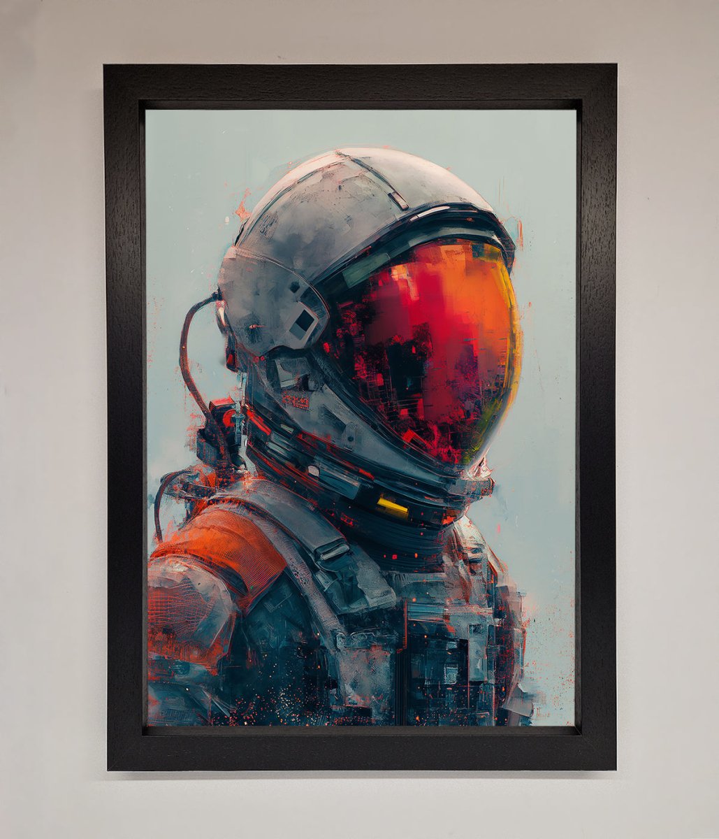 Space Man Framed Wall Art