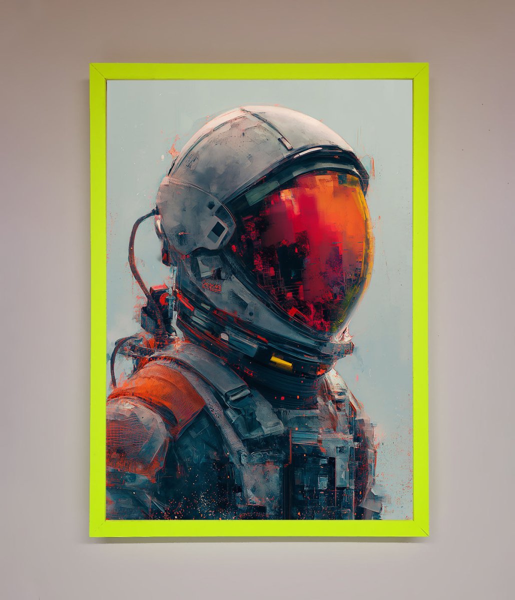 Space Man Framed Wall Art