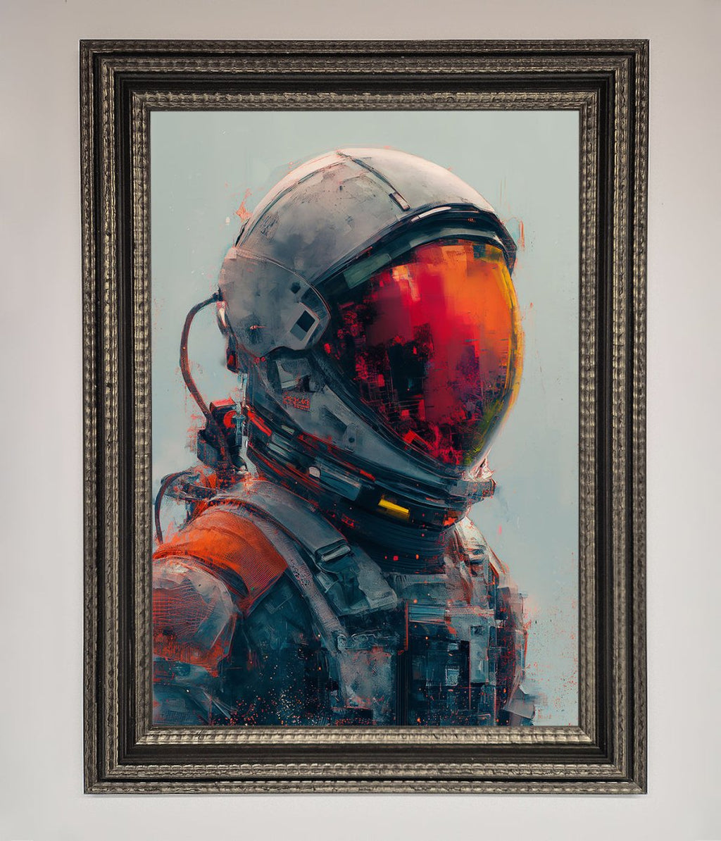 Space Man Framed Wall Art