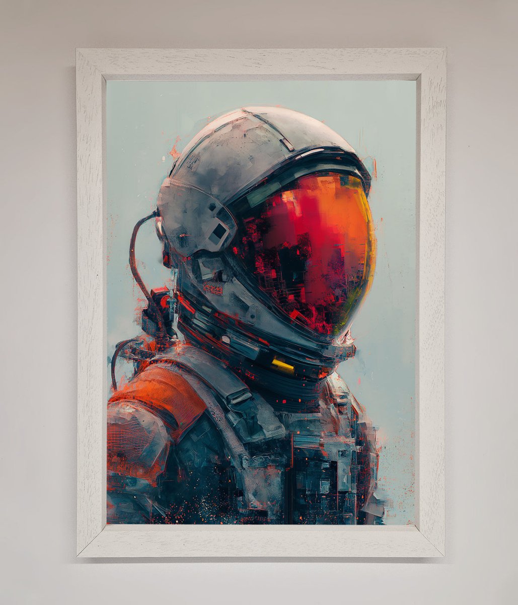 Space Man Framed Wall Art