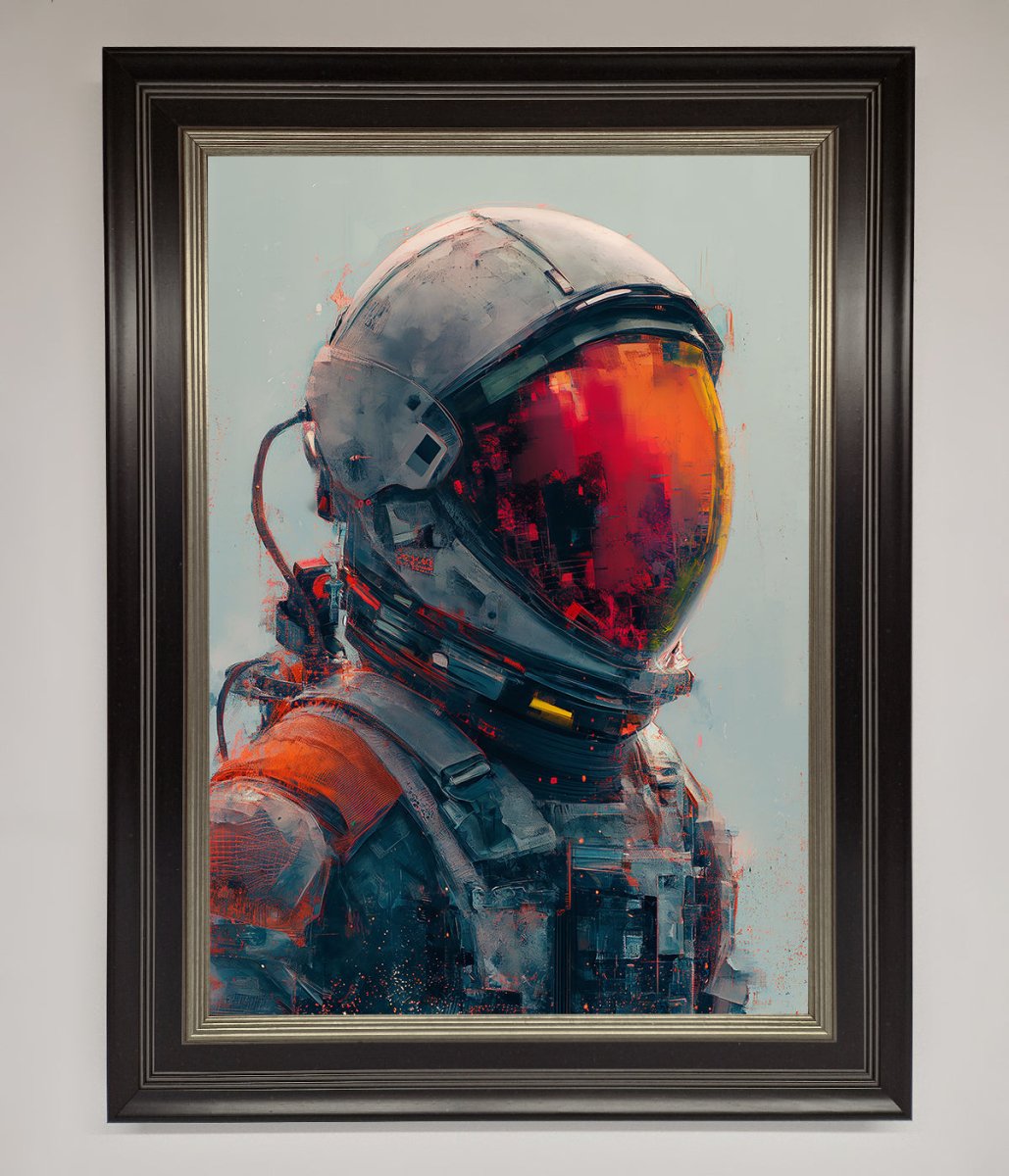 Space Man Framed Wall Art