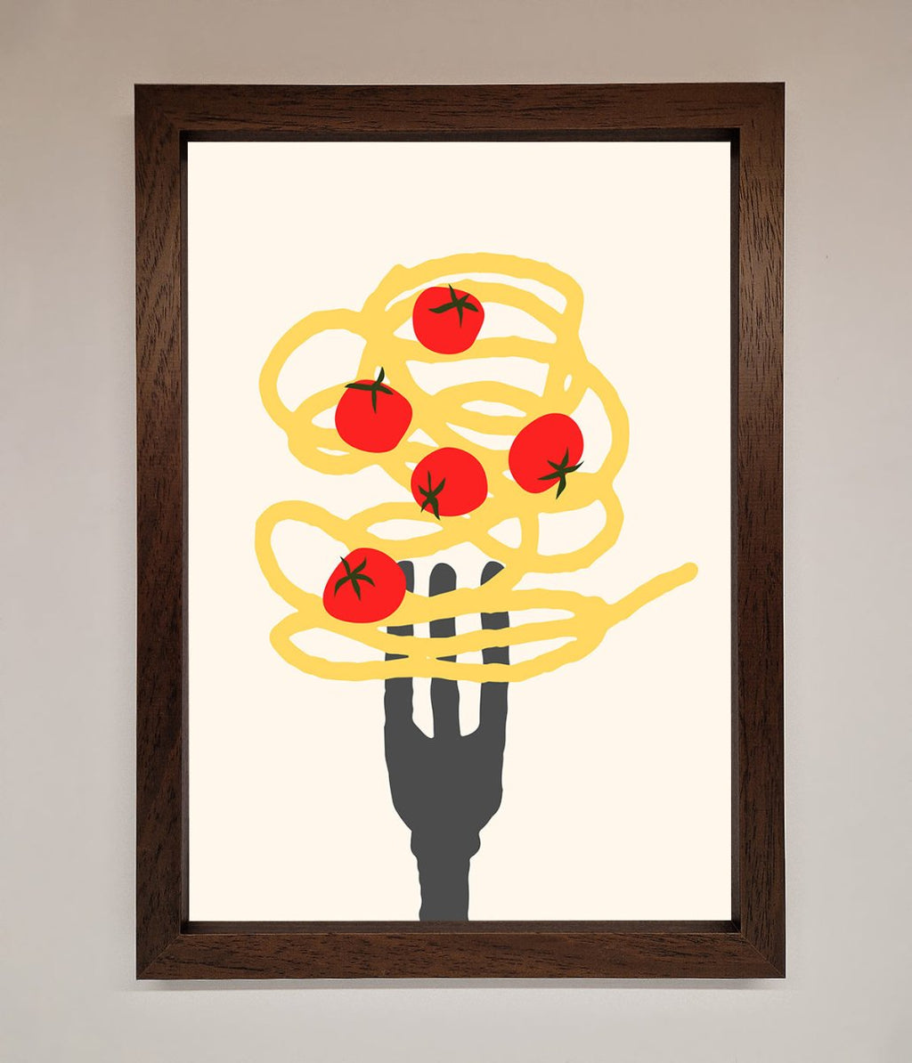 Spaghetti Folk Framed Print