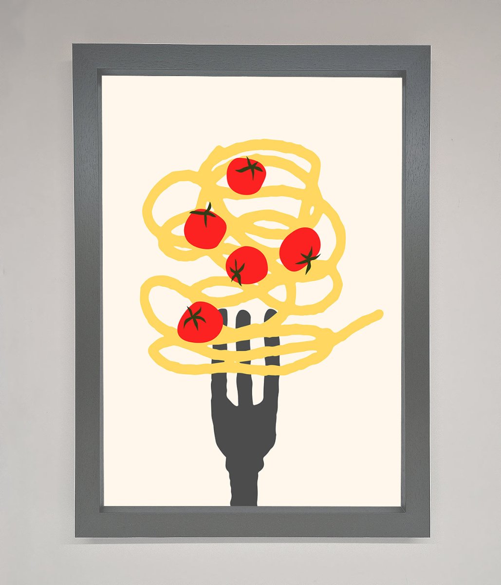 Spaghetti Folk Framed Print