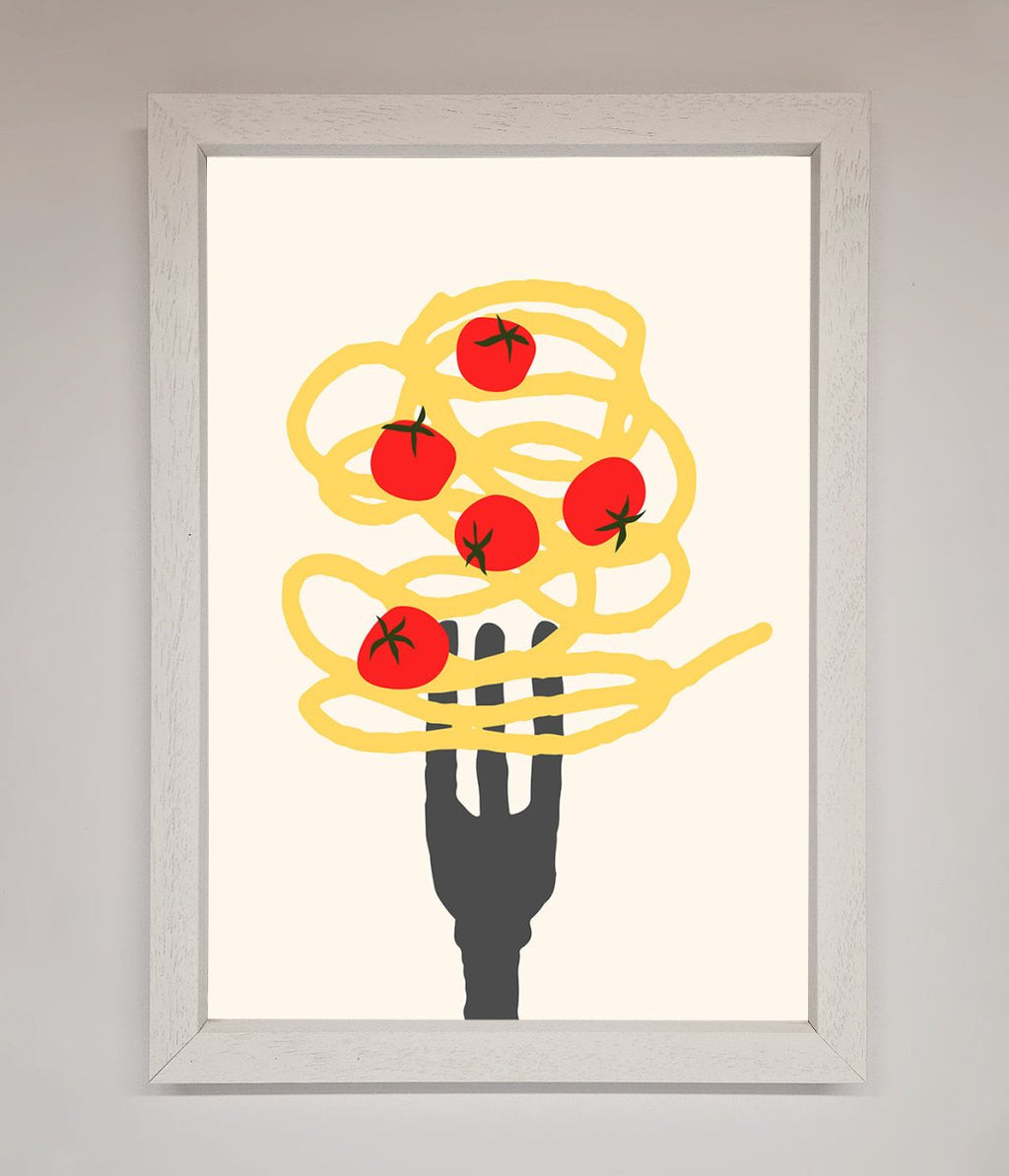 Spaghetti Folk Framed Print