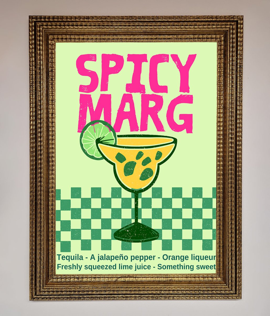 Spicy Marg Framed Poster