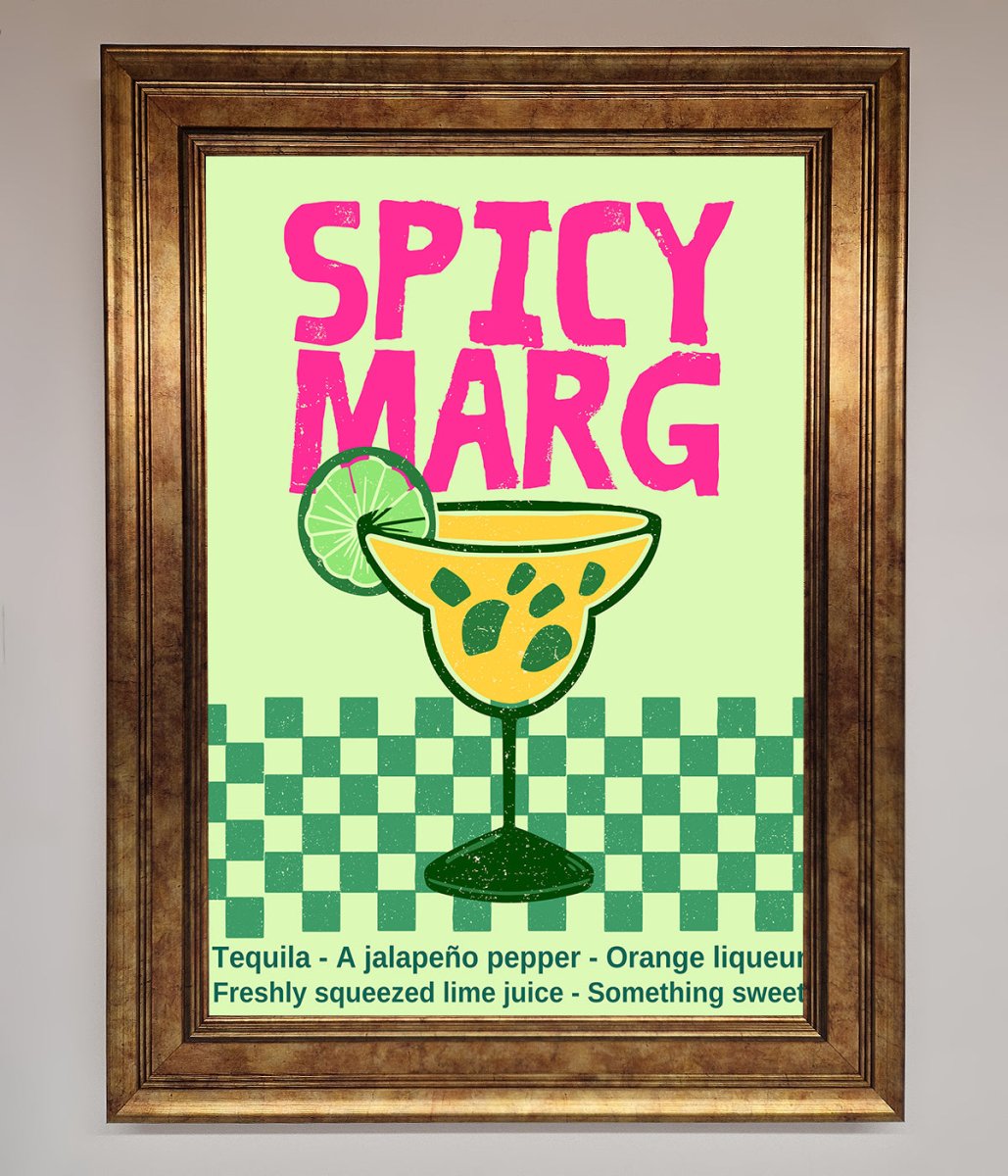 Spicy Marg Framed Poster