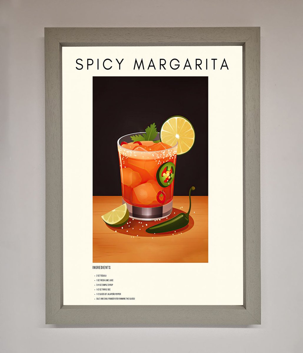 Spicy Margarita A1 Framed Poster