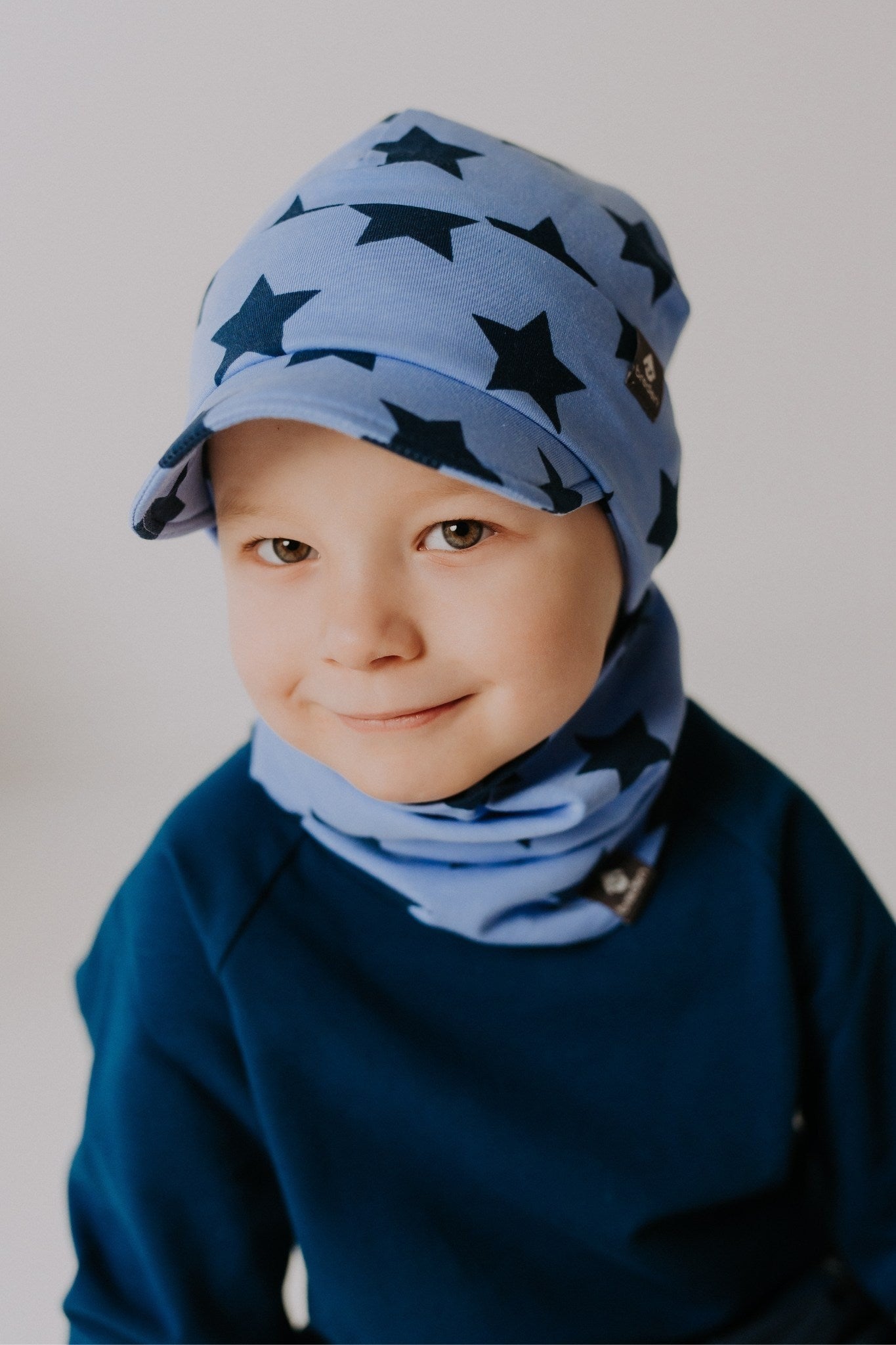 Double Cotton Peaked Cap BO - Ideal for Spring & Autumn | Secure Fit & Extra Wind Protection by Breden at www.brixbailey.com