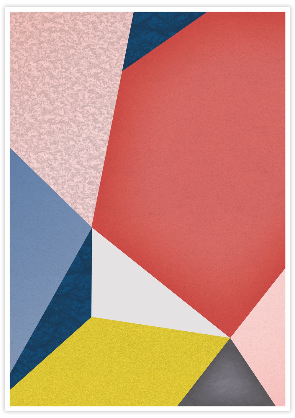 Spring Trend Geometric Art Print