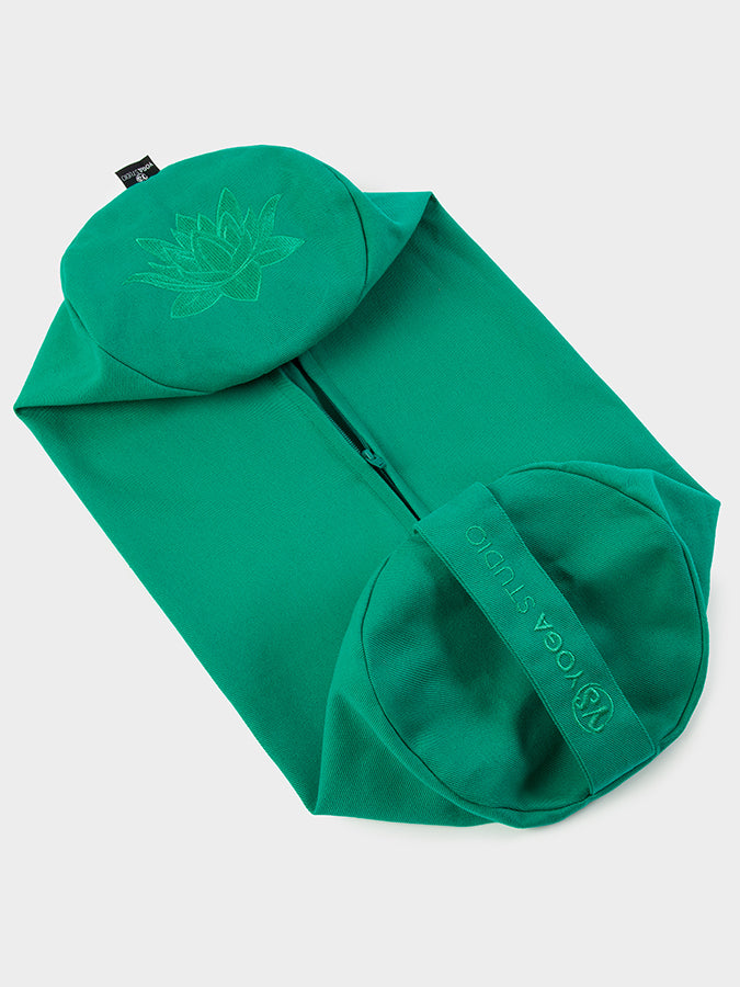 Yoga Studio Replacement Round Lotus Bolster Outer Cushion Cover