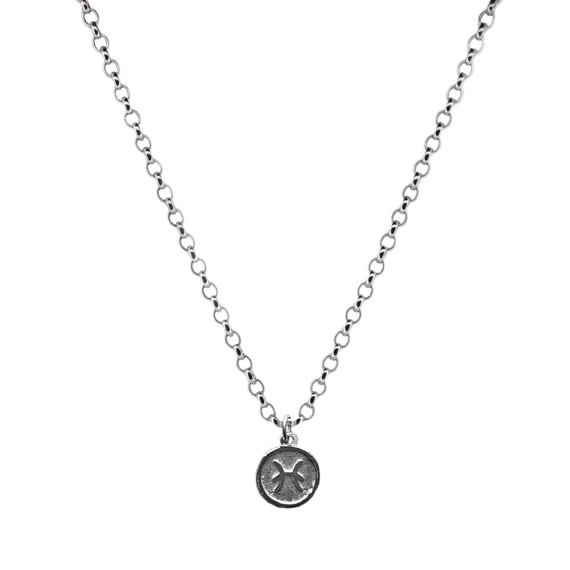 Baby Star Sign Necklace in Sterling Silver