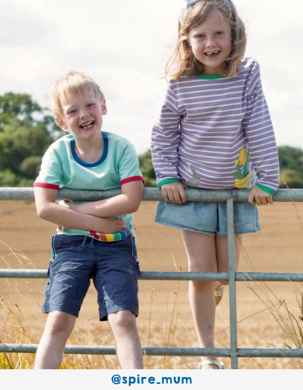 Organic Spring Applique Long Sleeved T Shirt