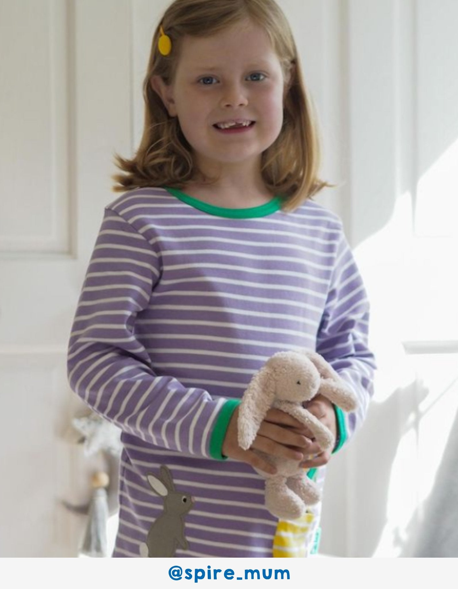 Organic Spring Applique Long Sleeved T Shirt