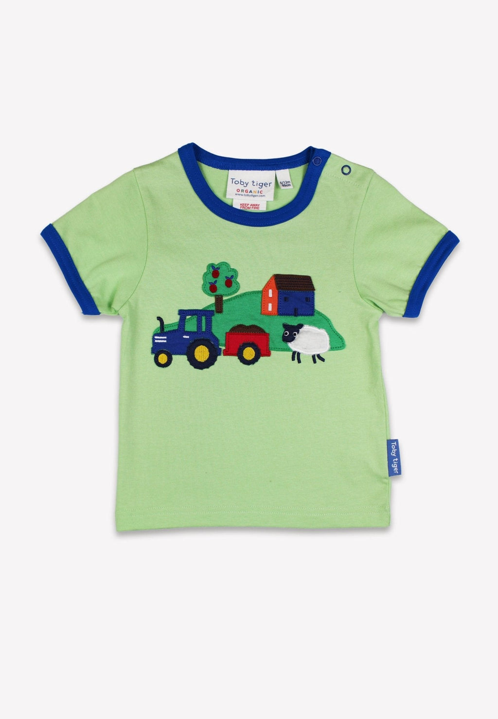 Organic Hillside Applique Short Sleeved T Shirt
