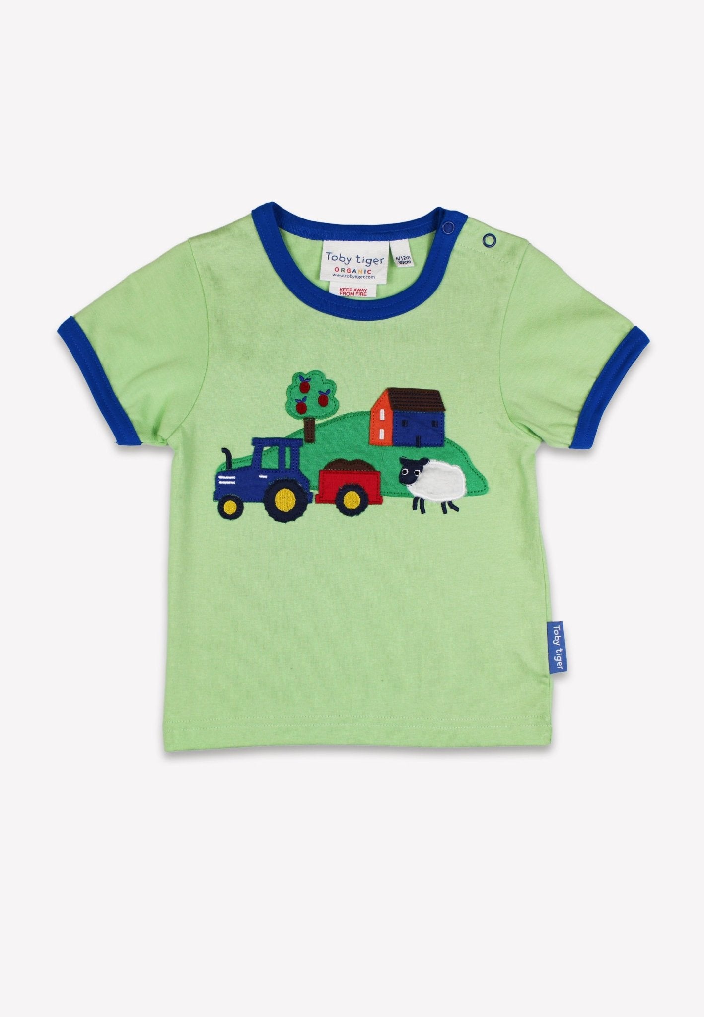 Organic Hillside Applique Short Sleeved T Shirt
