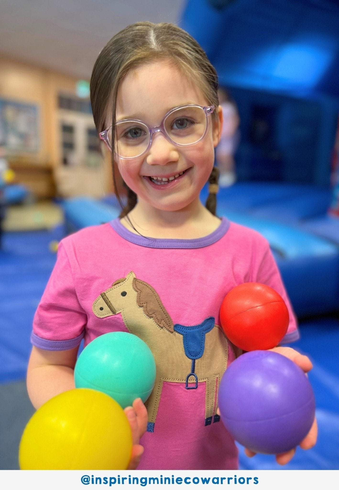 Organic Hillside Pony Applique Short Sleeved T Shirt for Children