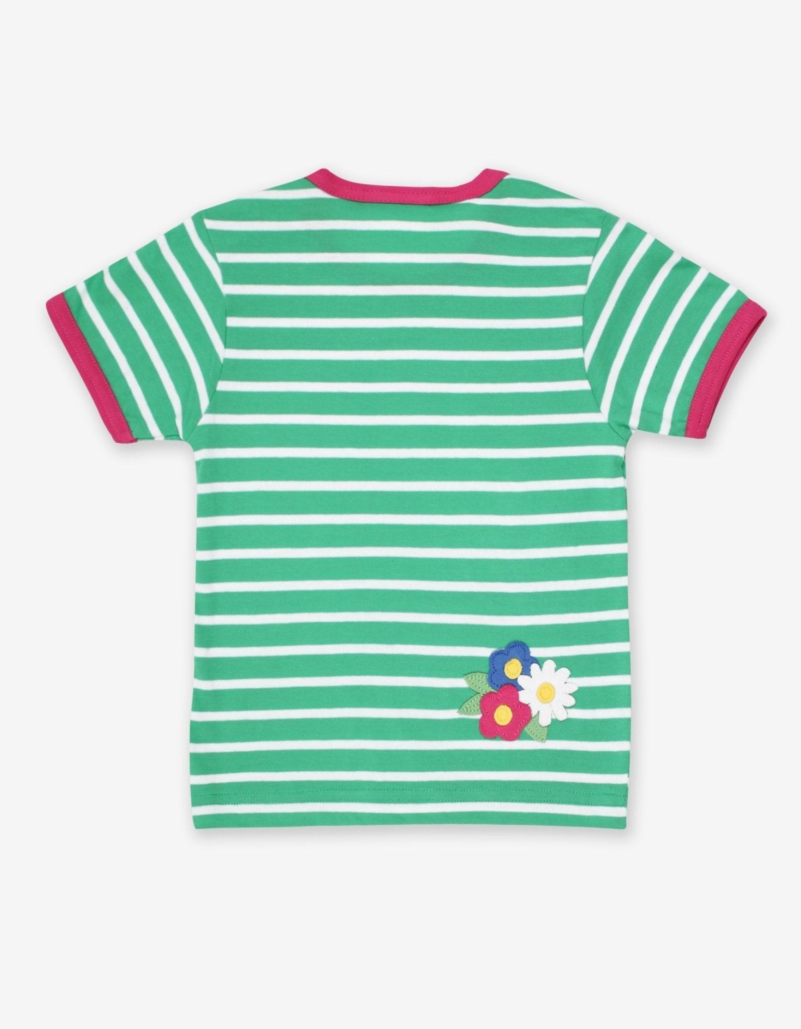 Organic Pig Applique Short Sleeved T Shirt