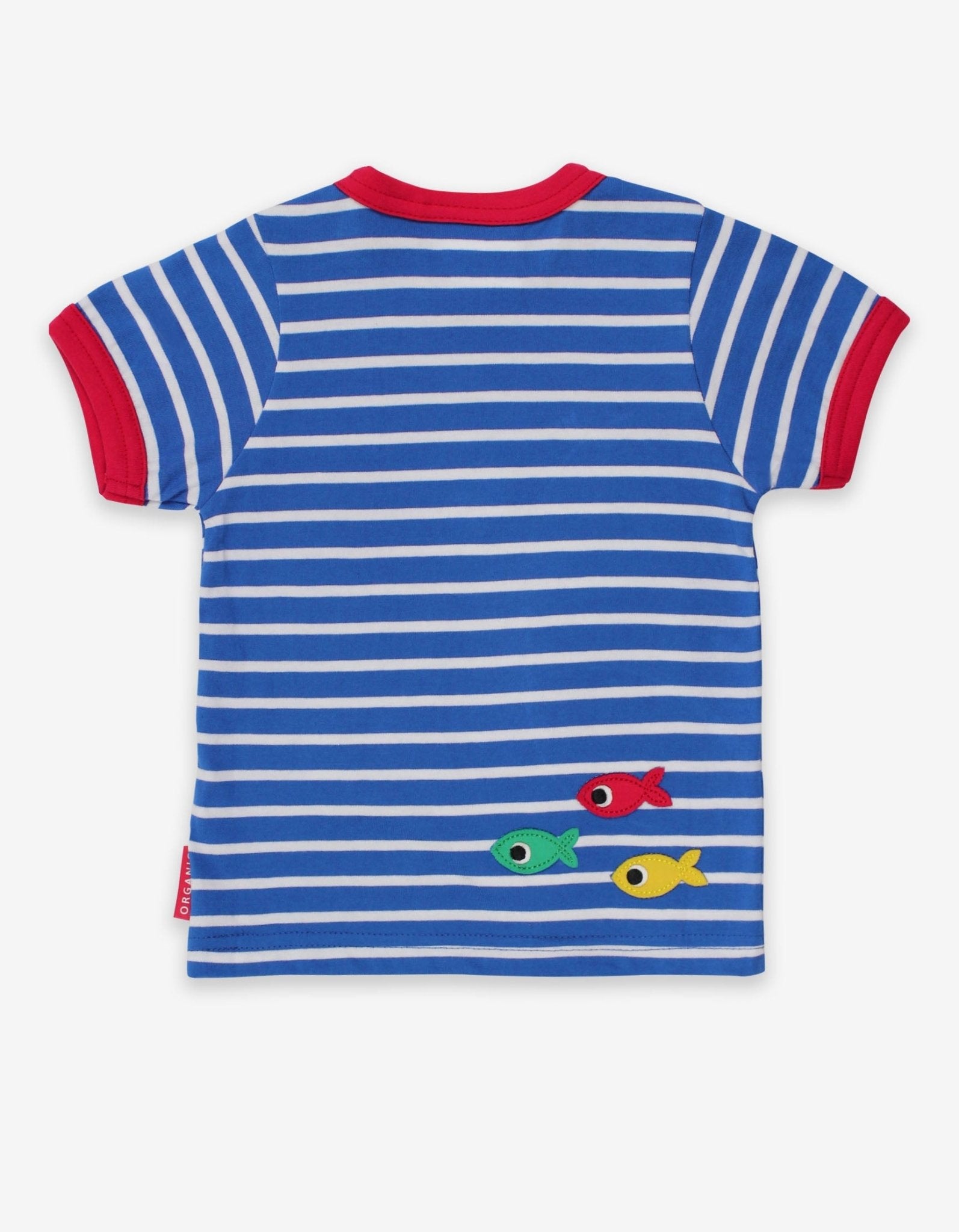 Organic Cotton Crab Applique Short Sleeve T-Shirt