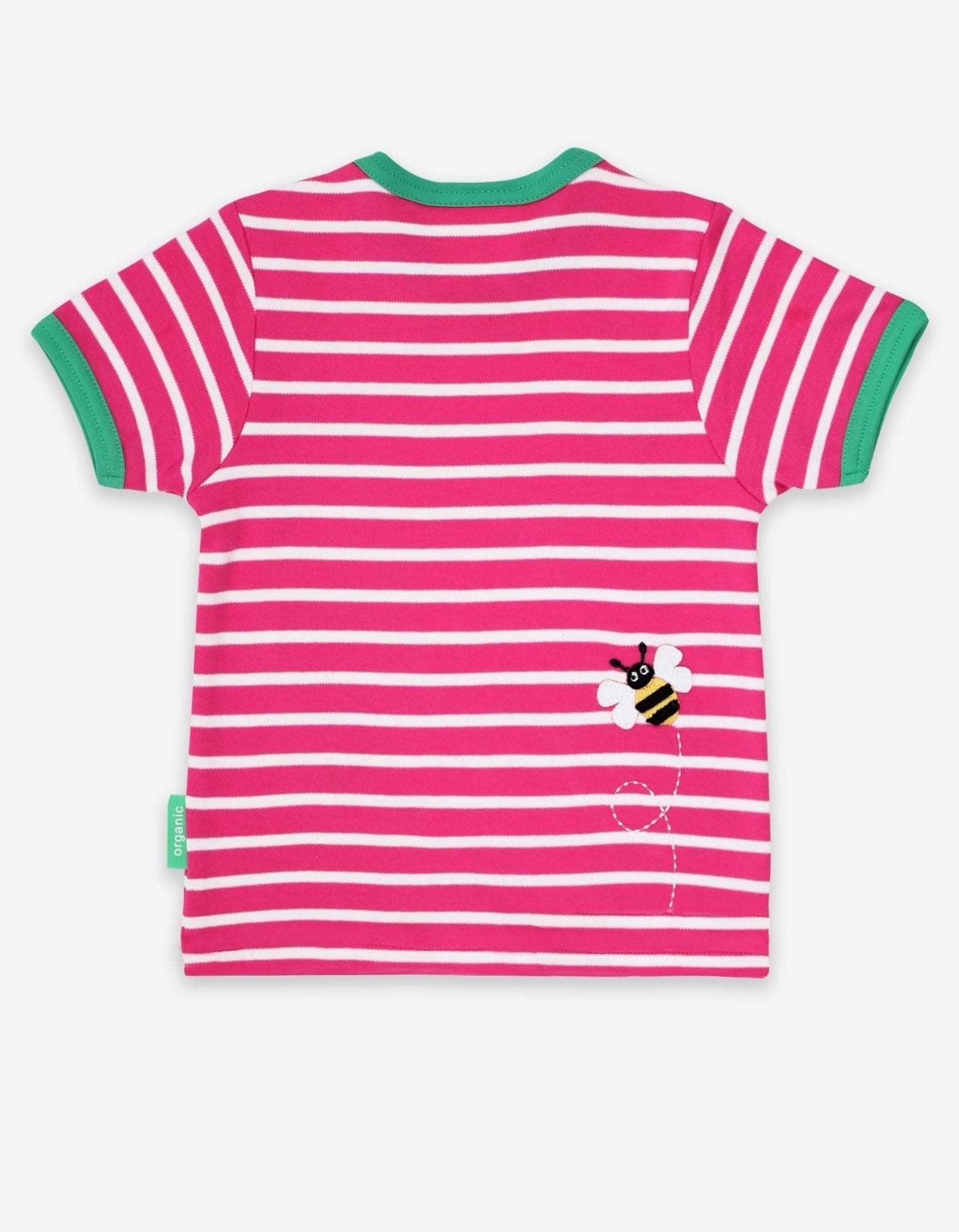 Organic Sunflower Applique Short Sleeved T Shirt