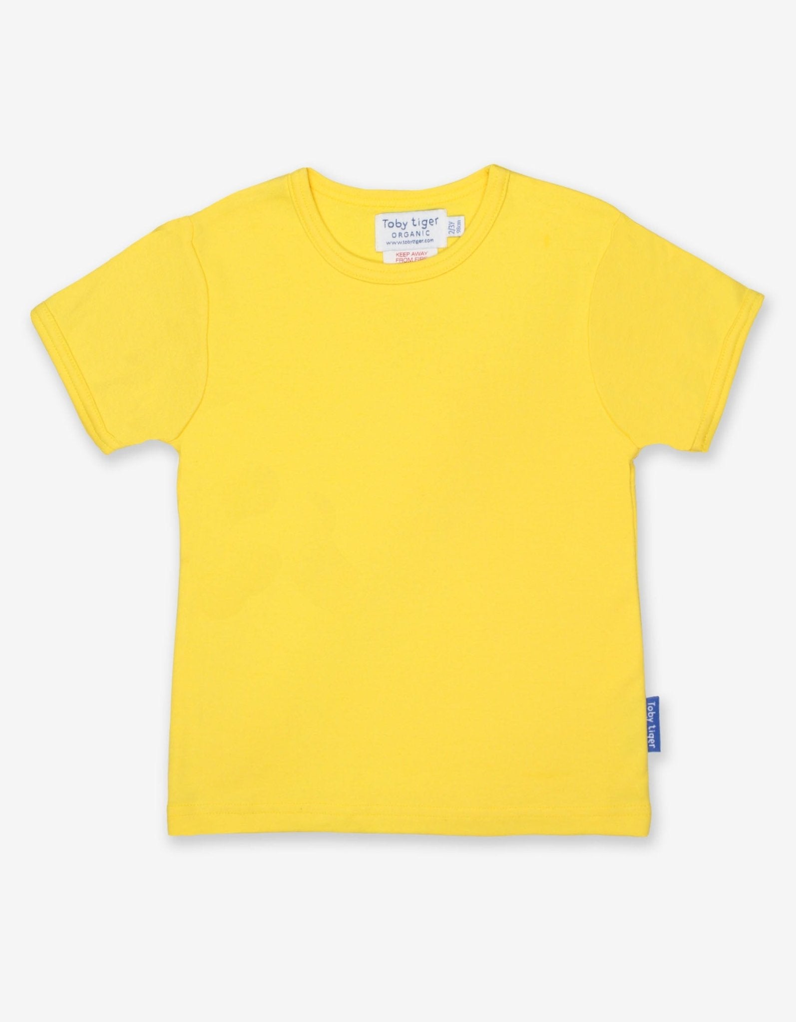Organic Yellow Short Sleeved T-Shirt