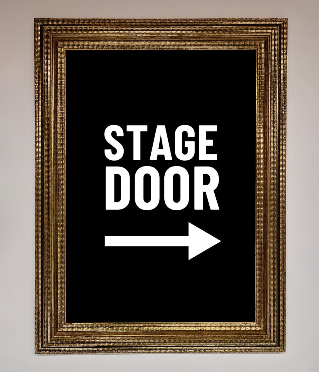 Stage Door Framed Print