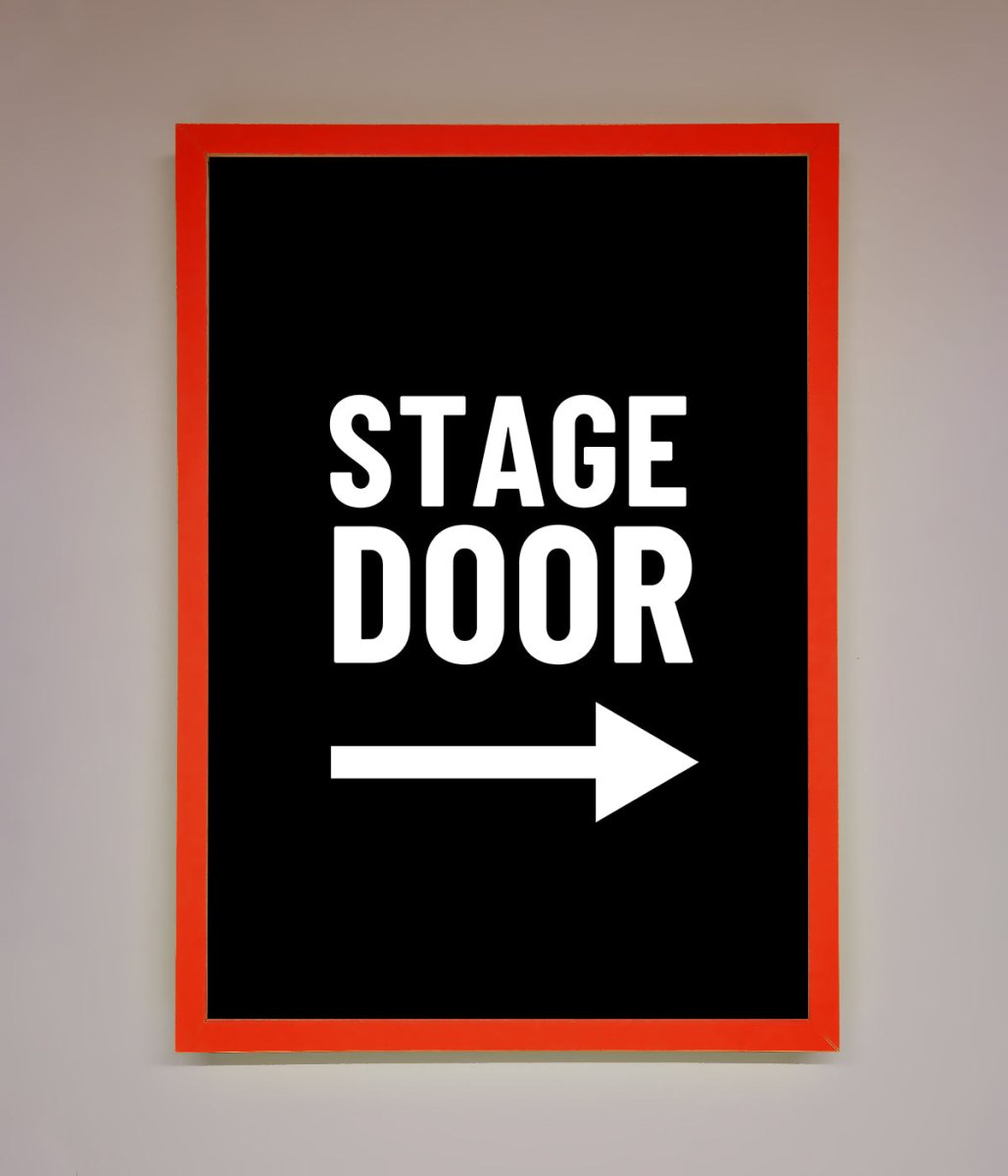 Stage Door Framed Print