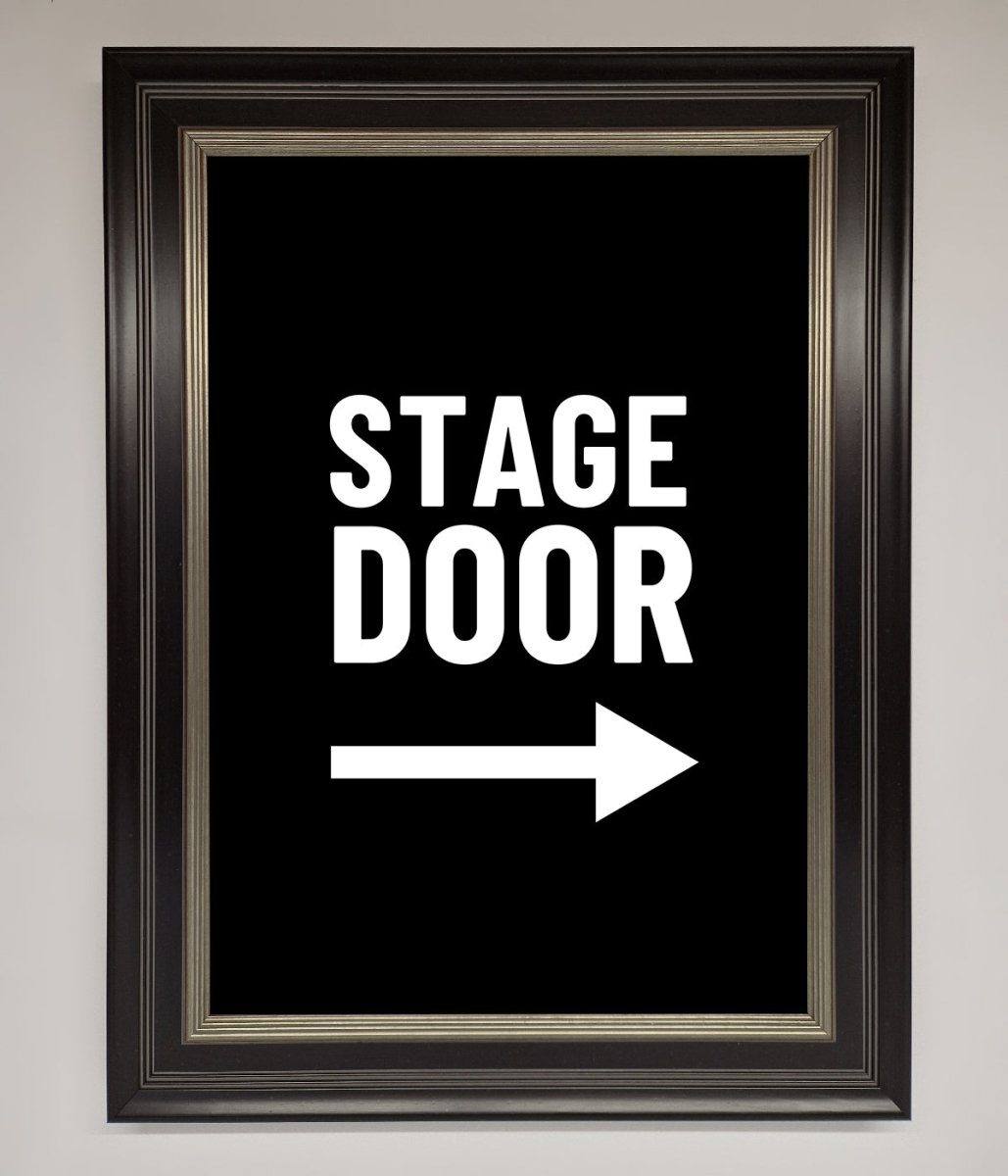 Stage Door Framed Print