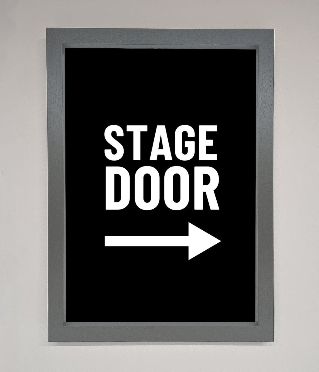 Stage Door Framed Print