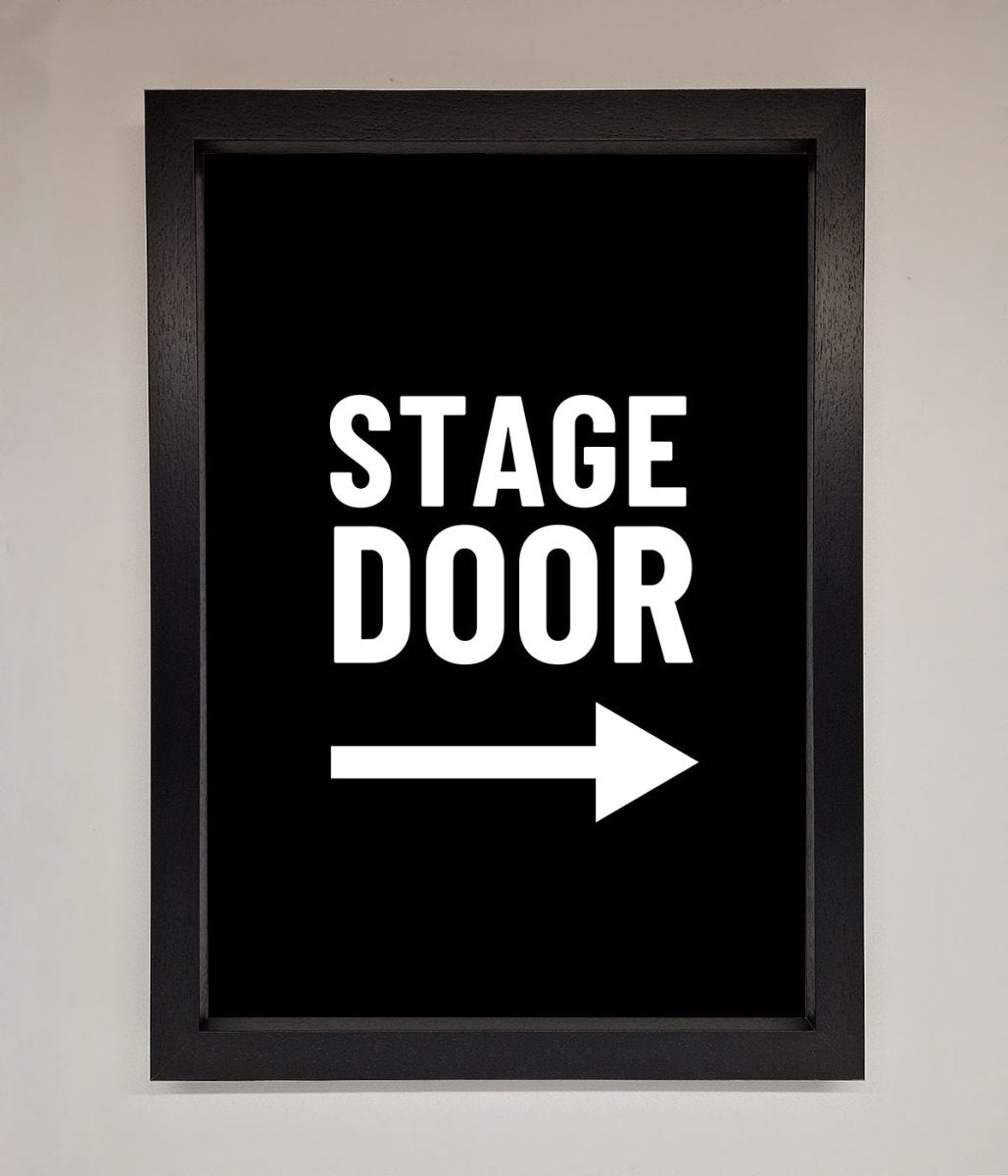 Stage Door Framed Print