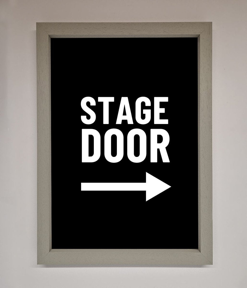 Stage Door Framed Print