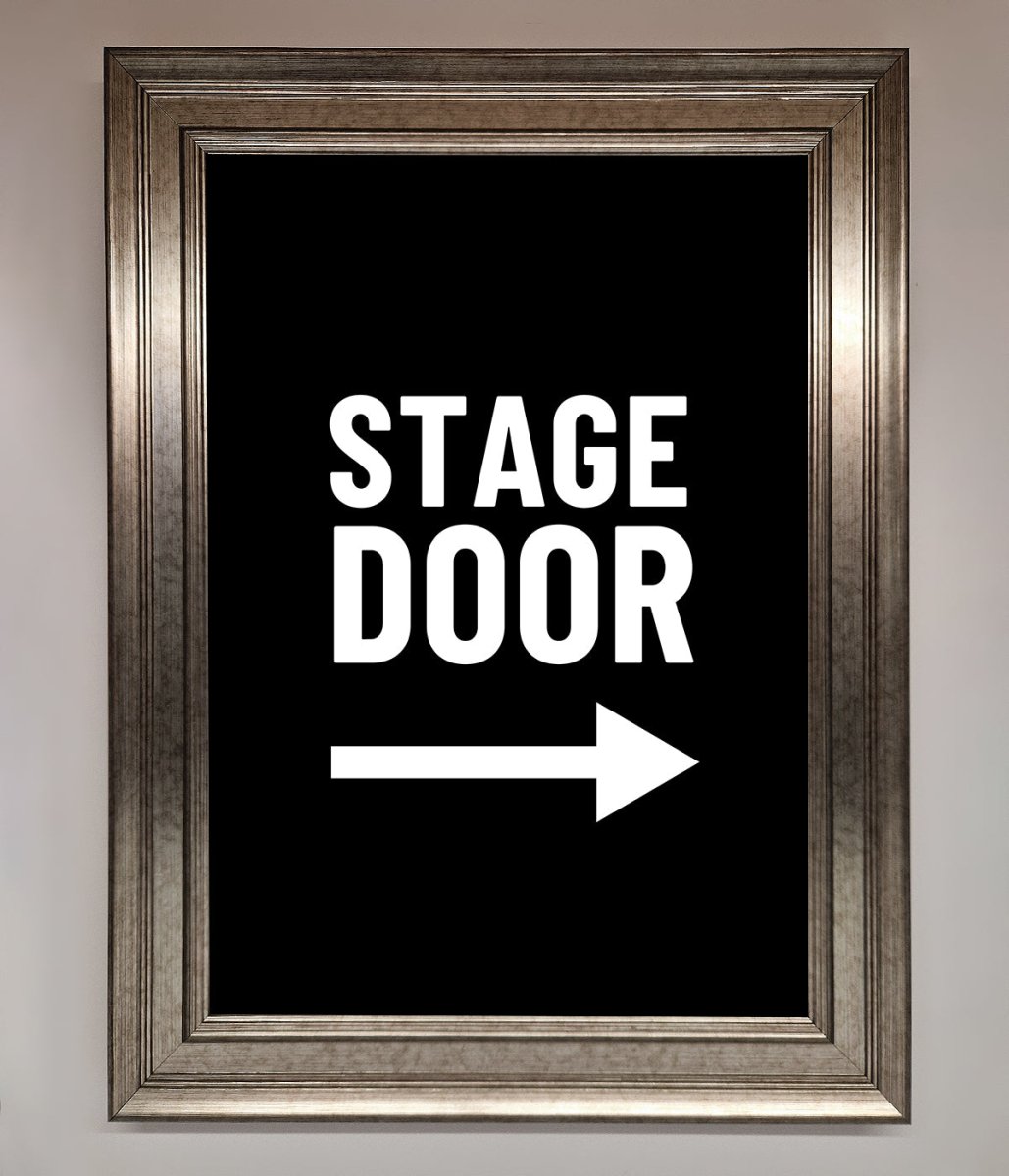 Stage Door Framed Print