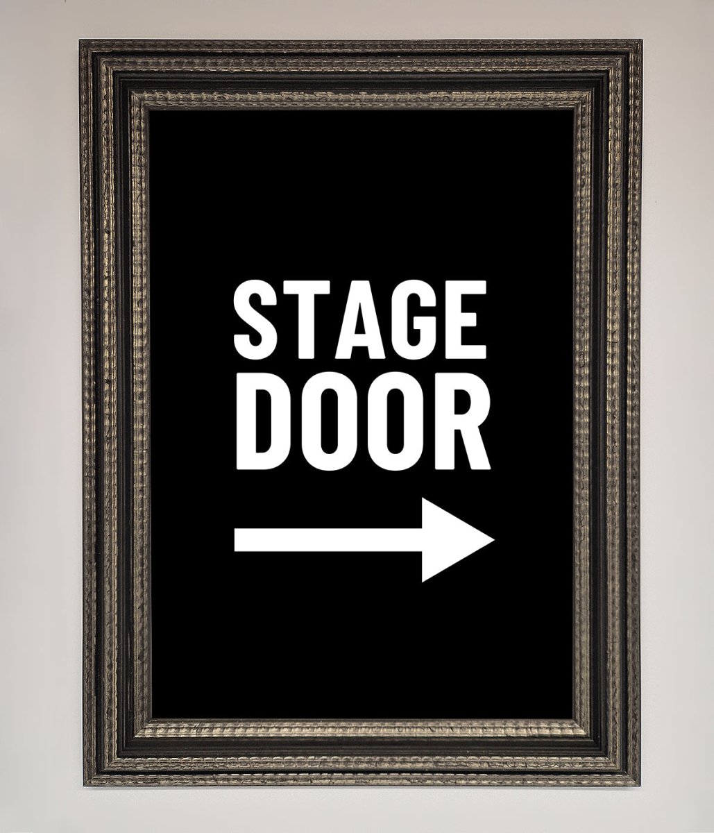 Stage Door Framed Print