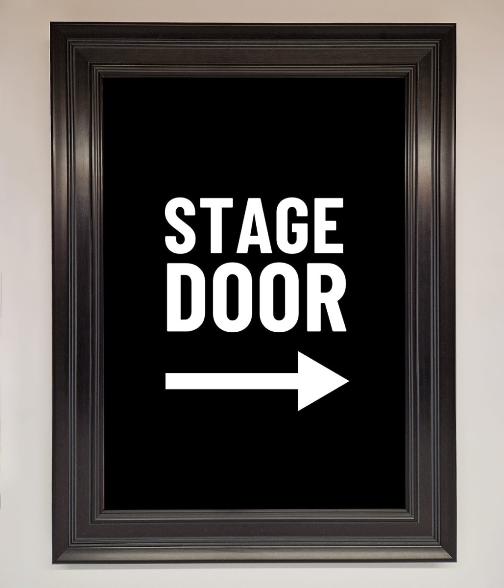 Stage Door Framed Print
