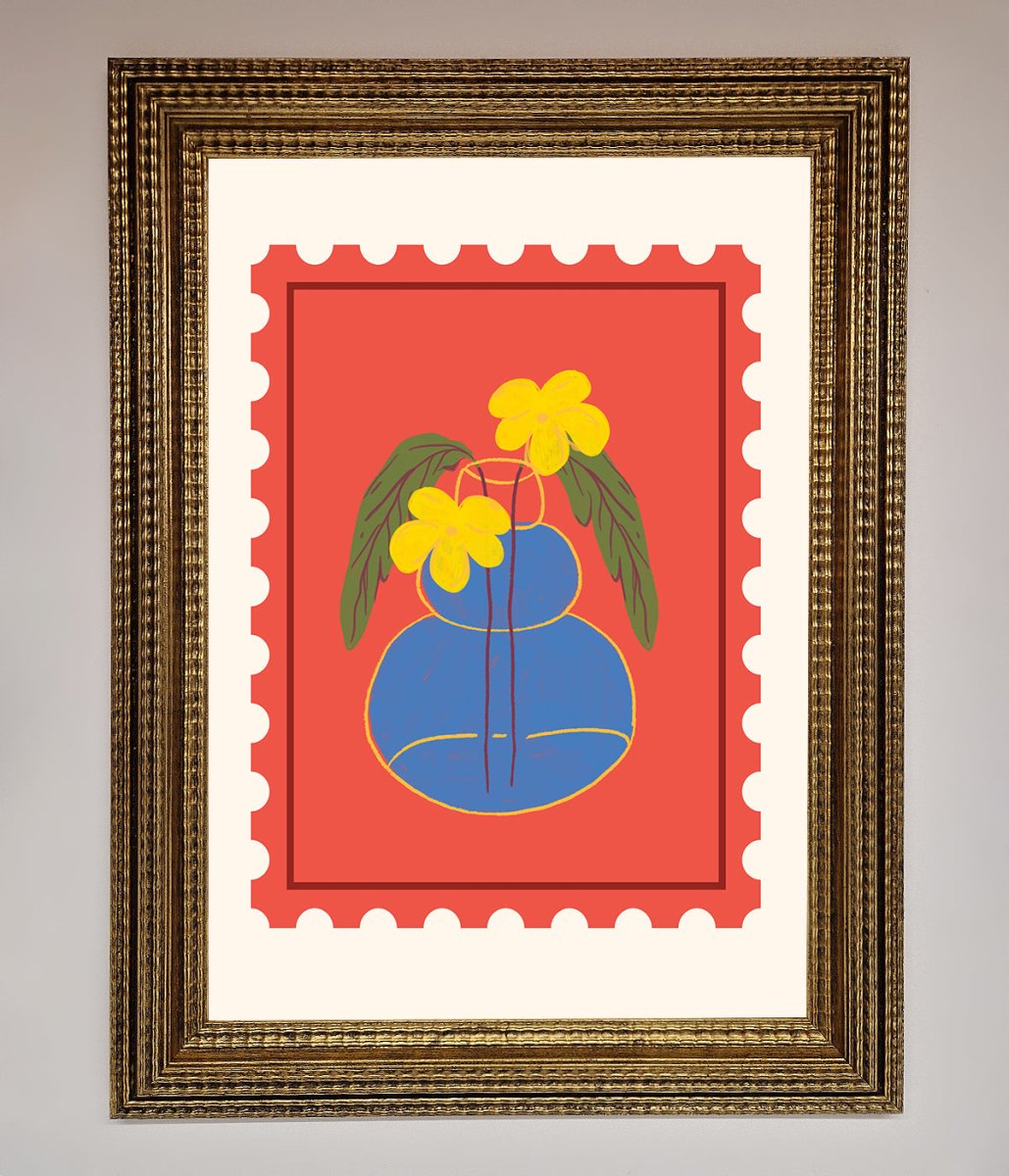 Stamp Plant Framed Wall Art