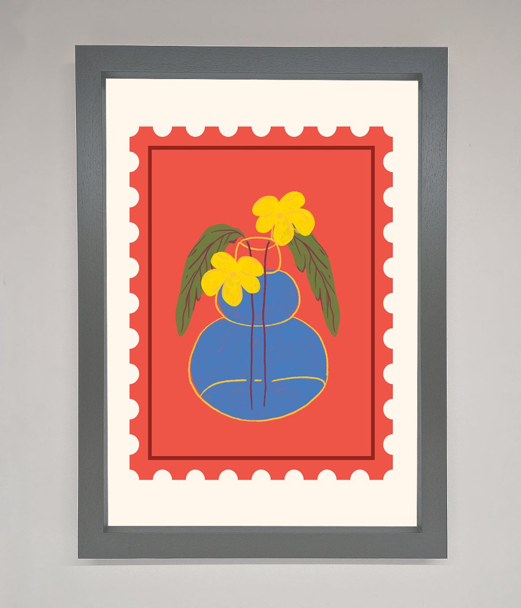 Stamp Plant Framed Wall Art