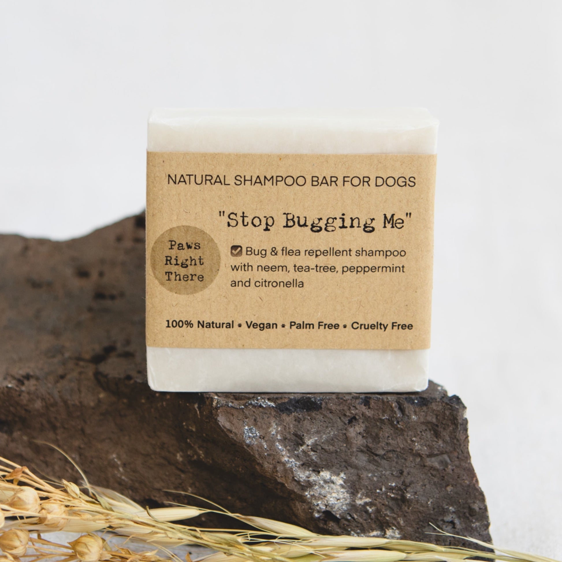 Stop Bugging Me Natural Dog Shampoo Bar