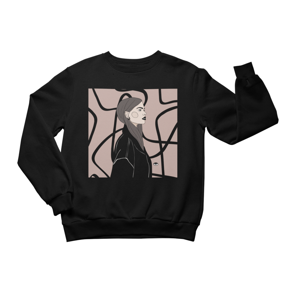 The comfortable crewneck sweatshirt make any outfit work, especially if you want to receive compliments! by Getter Tiivits at www.brixbailey.com