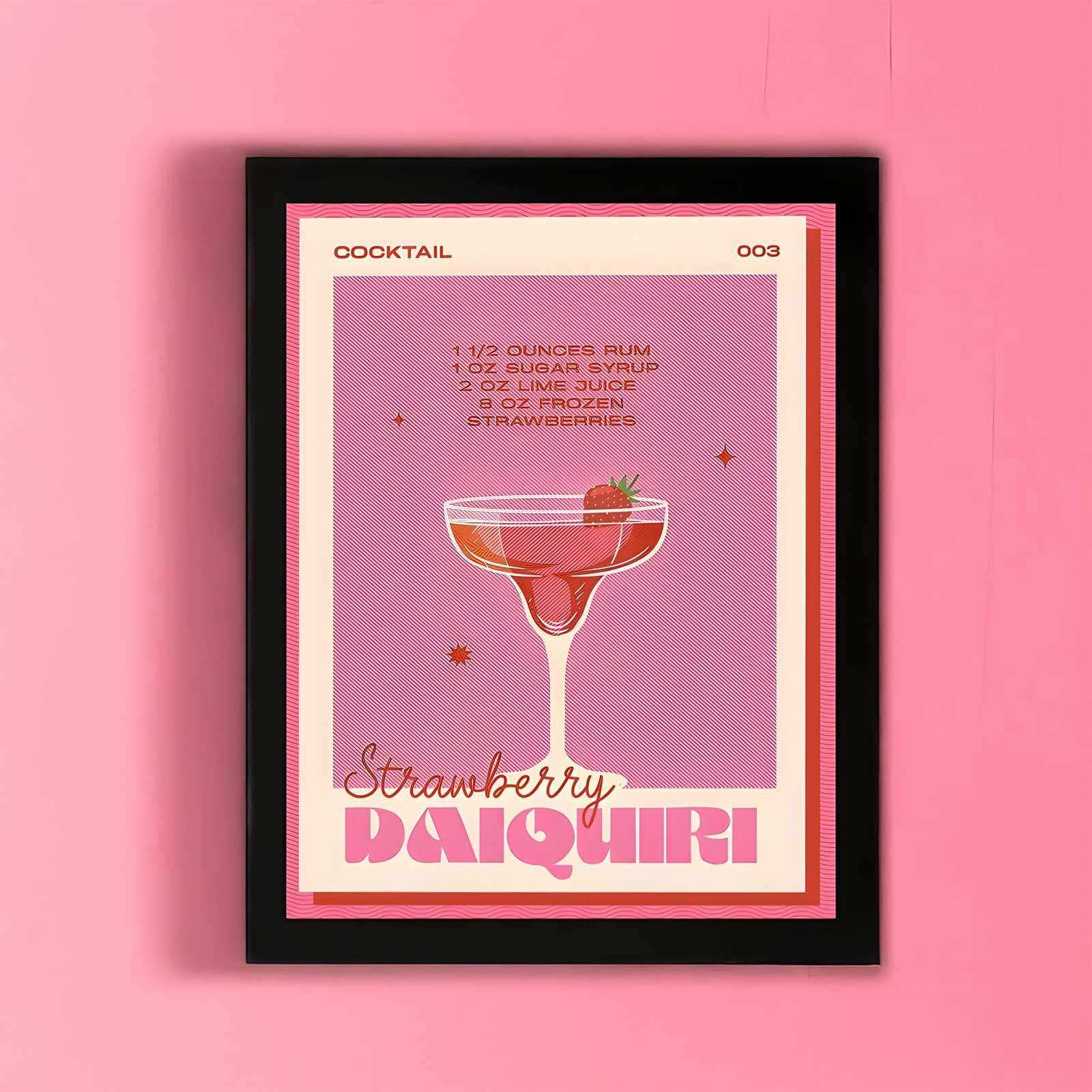 Strawberry Daiquiri Breeze Print