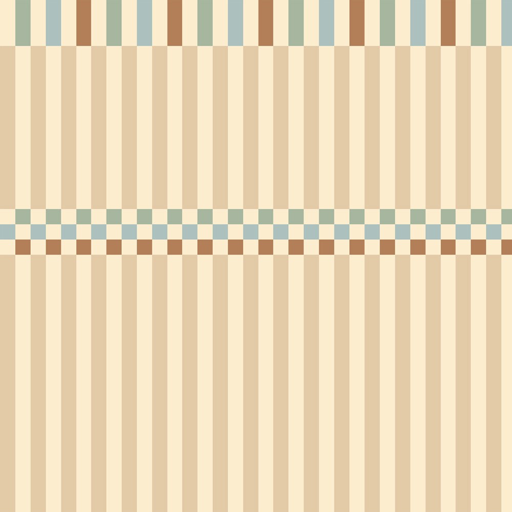 soft vintage striped wallpaper in a cozy nursery with gentle morning light