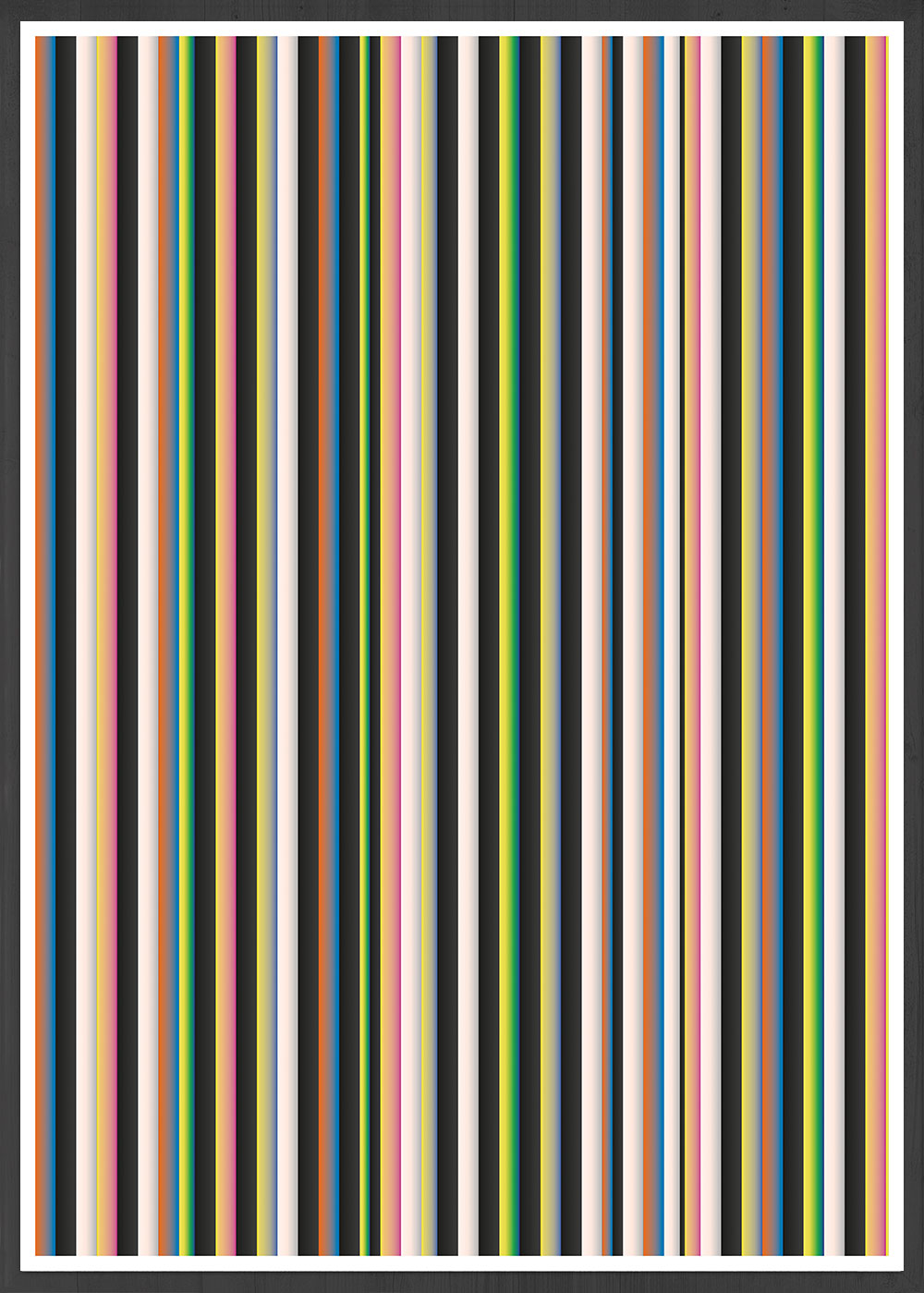 Stripes Print Digital Line Wall Art