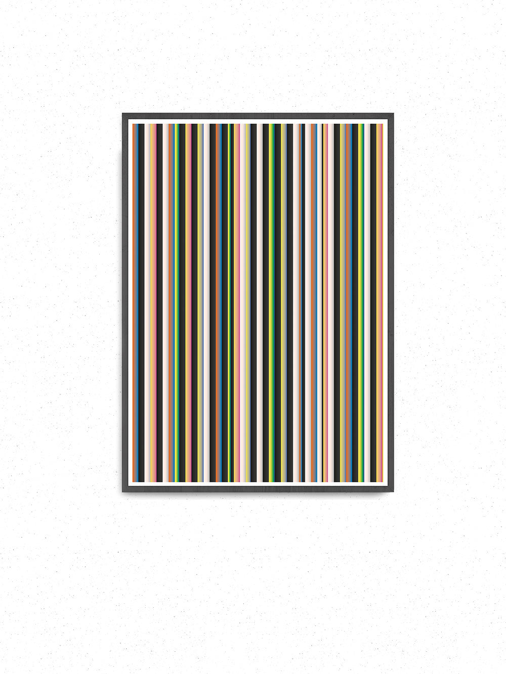 Stripes Print Digital Line Wall Art