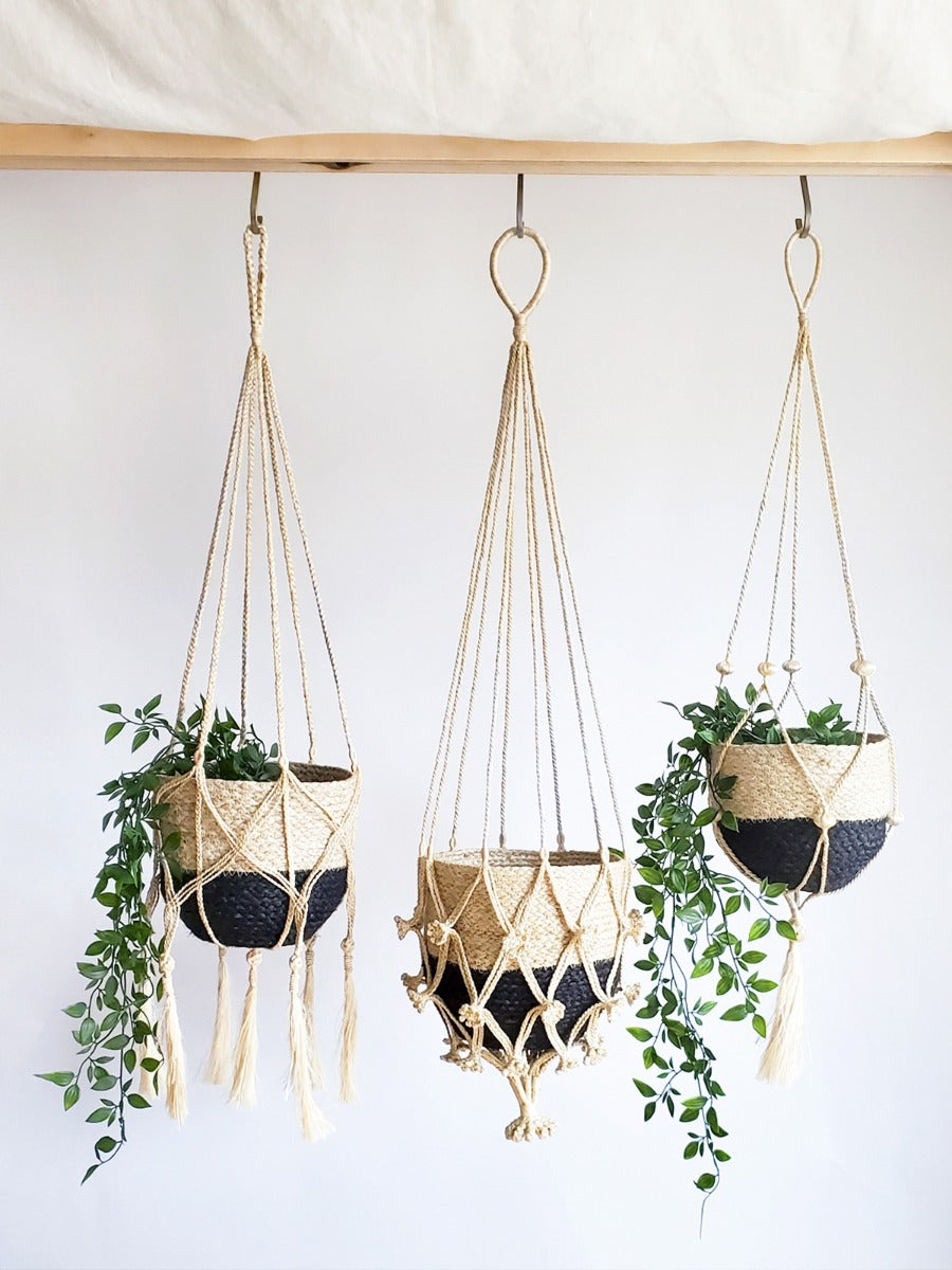 Natural Jute Plant Hanger