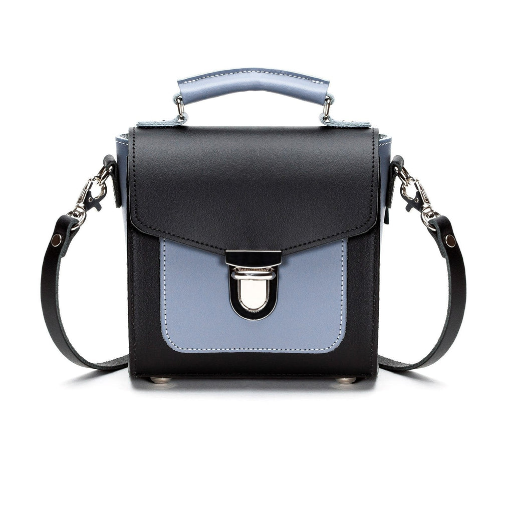 Handmade Leather Sugarcube Handbag - Mocha Mauve